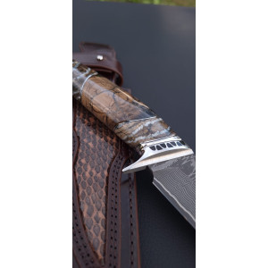 ВЕНЕЦІЯ авторський ніж ручної роботи, сталь Rex 121CPM, 67-68 HRC, купити замовити в Україні. Photo 3